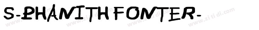 S-PHANITH FONTER字体转换